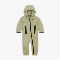 Nike Sportswear Tech Fleece Hooded Coverall Baby Coverall цвет зеленый
