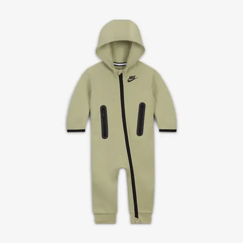 Nike Sportswear Tech Fleece Hooded Coverall Baby Coverall цвет зеленый