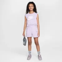 Nike Sportswear Big детские футболка цвет фиолетовый