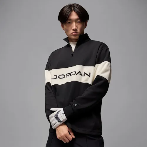Nike Jordan Sport чоловічі Dri-FIT 1/4-Zip для гольфу Top колір чорний