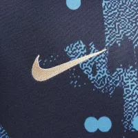 Chelsea FC Academy Pro Big детские Nike Dri-FIT Soccer Short-Sleeve Pre-Match Top синий