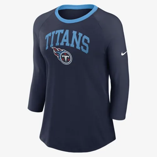 Tennessee Titans женская Nike NFL 3/4-Sleeve футболка синий