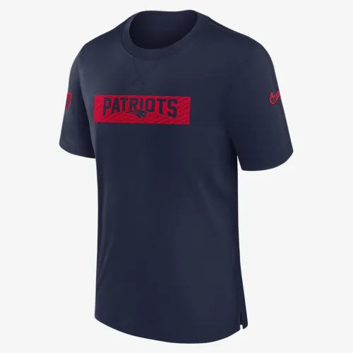 New England Patriots Sideline Player чоловічі Nike Dri-FIT NFL футболка блакитний