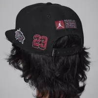 Nike Jordan Patch Pack Big детские Flat Brim Cap цвет черный