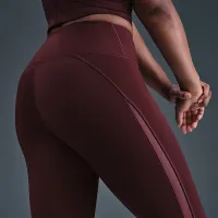Nike One женская С высокой Талией 7/8 лосины цвет красный