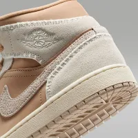 Nike Air Jordan 1 Mid SE женская Кроссовки цвет коричневый