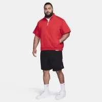 Nike Dri-FIT Standard Issue чоловічі 1/4-Zip Short-Sleeve баскетбольні Top колір червоний