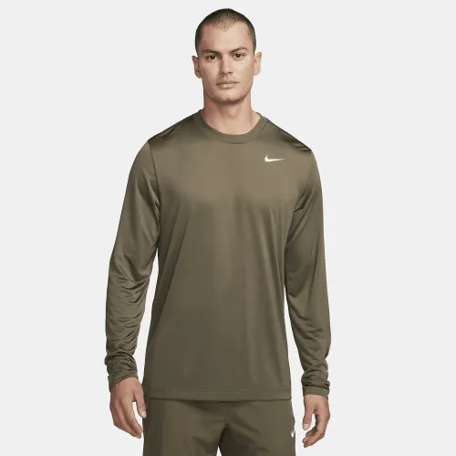 Nike Dri-FIT Legend чоловічі Long-Sleeve Fitness Top колір зелений