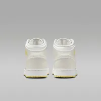 Nike Air Jordan 1 Mid Big дитячі Кросівки колір білий