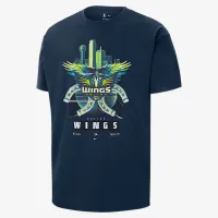 Dallas Wings чоловічі Nike WNBA Max90 футболка блакитний