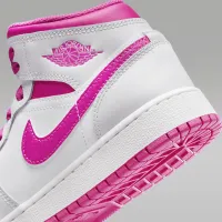 Nike Air Jordan 1 Mid Big детские Кроссовки цвет серый