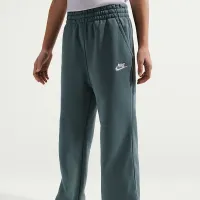 Nike Sportswear Club Fleece Girls' Wide-Leg Pants цвет серый