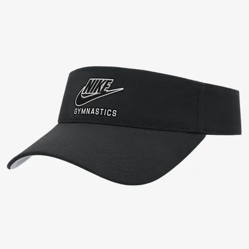 Nike Ace Gymnastics Swoosh Visor колір чорний