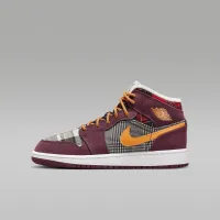Nike Air Jordan 1 Mid SE Big дитячі Кросівки колір червоний