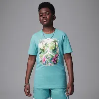 Nike Jordan Flight Essentials Big дитячі Poolside Jumpman футболка колір зелений