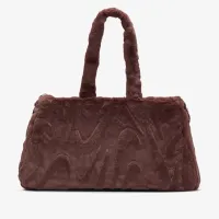 Nike Sportswear Faux Fur Tote (10L) колір коричневий