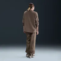 Nike Sportswear женская оверсайз Crew-Neck French Terry свитшот цвет коричневый