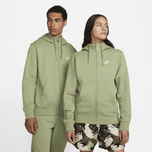 Nike Sportswear Club Fleece чоловічі Full-Zip Толстовка з капюшоном колір зелений