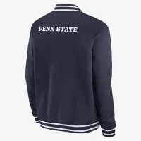 Penn State Nittany Lions Sideline чоловічі Nike College Full-Zip Bomber Куртка блакитний