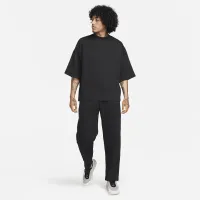 Nike Sportswear Tech Fleece Reimagined чоловічі оверсайз Short-Sleeve світшот колір чорний