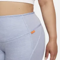 Nike Dri-FIT One Luxe жіноча Mid-Rise лосіни (великі розміри) колір сірий