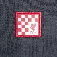 Liverpool FC Third Big дитячі Nike Soccer Pullover Толстовка з капюшоном колір сірий