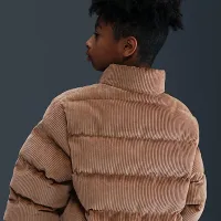 Nike Sportswear All Day Play Big дитячі Therma-FIT Loose-Fit Puffer Куртка колір коричневий