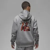 Nike Jordan Flight MVP чоловічі Fleece Pullover Толстовка з капюшоном колір сірий