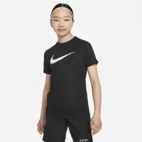 Nike Trophy23 Big детские Dri-FIT Short-Sleeve Top цвет черный