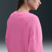 Nike Sportswear Essential женская оверсайз Long-Sleeve футболка Pink