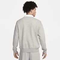 Nike Club Fleece чоловічі Long-Sleeve Fleece Polo колір сірий