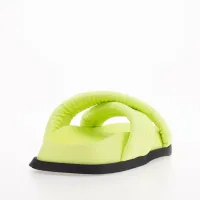 Шльопанці Tommy Jeans Padded Toe босоніжки EN0EN02175-MSA - Зелені