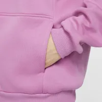 Nike Sportswear Club Fleece Big детские оверсайз Full-Zip Толстовка с капюшоном Pink