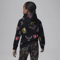 Nike Jordan MJ Essentials Little детские Printed Pullover Толстовка с капюшоном цвет черный