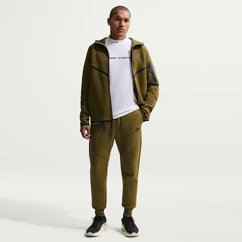Nike Tech мужские Fleece Joggers цвет коричневый