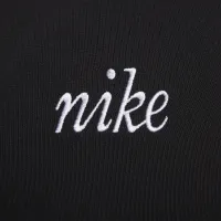 Nike Sportswear Chill Knit жіноча Slim Cropped Tee колір чорний