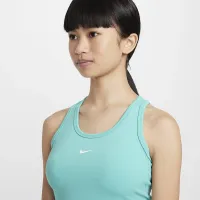 Nike One Fitted Big дитячі (Girls') Dri-FIT Tank колір зелений