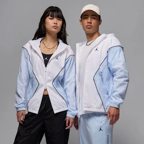 Nike Jordan Brooklyn чоловічі Hooded Draft Куртка колір білий
