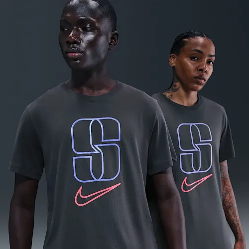 Nike Sabrina мужские Dri-FIT баскетбольные футболка цвет серый