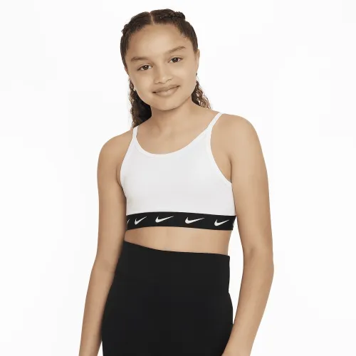 Nike One Girls' Sports Bra цвет белый