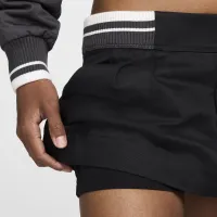 Nike Sportswear женская Low-Rise Canvas Mini юбка цвет черный