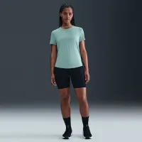 Nike One Classic жіноча Dri-FIT Short-Sleeve Top колір зелений