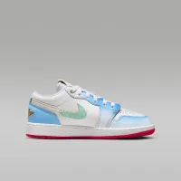 Nike Air Jordan 1 Low SE Big дитячі Кросівки колір білий
