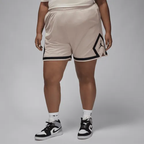 Nike Jordan Sport жіноча Diamond шорти (великі розміри) колір коричневий