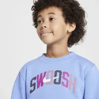 Nike Sportswear Powder Play Little дитячі Lightweight Fleece 2-Piece Crew комплект колір чорний