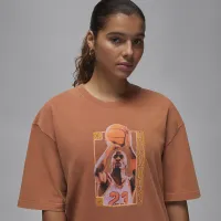 Nike Jordan женская оверсайз Graphic футболка Pink