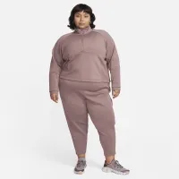 Nike Dri-FIT Prima женская 1/2-Zip тренировочные Top (большие размеры) цвет фиолетовый