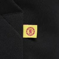 Chelsea FC Standard Issue Third мужские Nike Dri-FIT Soccer Pullover Толстовка с капюшоном цвет черный