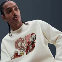 Nike SB Fleece Skate Crew колір білий