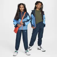 Nike Sportswear Windrunner EasyOn Big дитячі Repel Pants блакитний